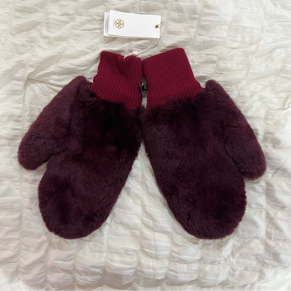 Tory Burch | NWT | RABBIT FUR MITTEN